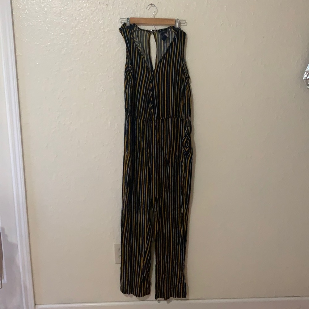 Black and gold jumpsuit